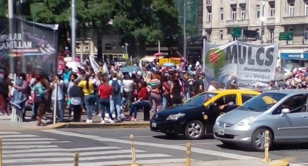 Protesta en Centro Porteño, NA