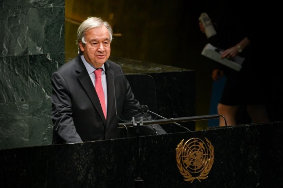 Secretario general de la ONU, António Guterres, NA