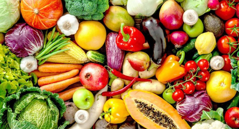 Frutas y verduras, dietas