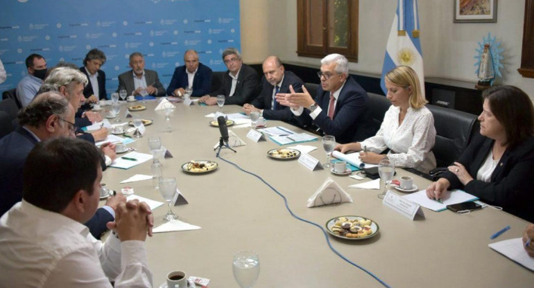 Reunión de Julián Domínguez con la Mesa de Enlace