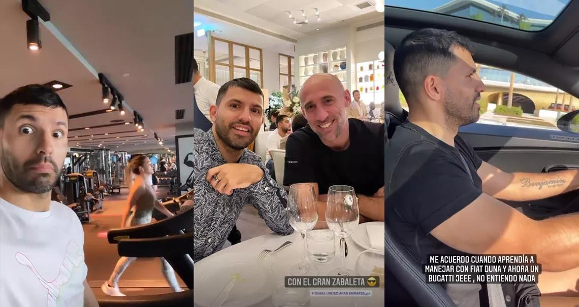 Kun Agüero, vacaciones