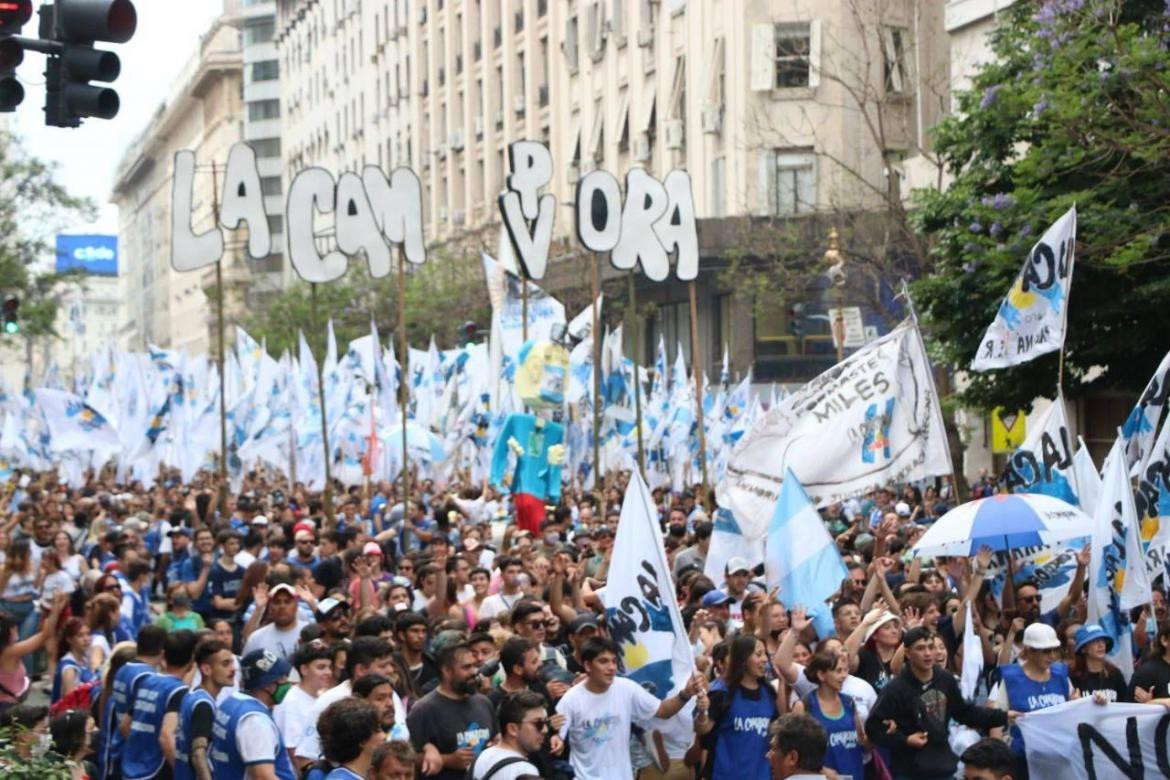 Festival de la Democracia en Plaza de Mayo	