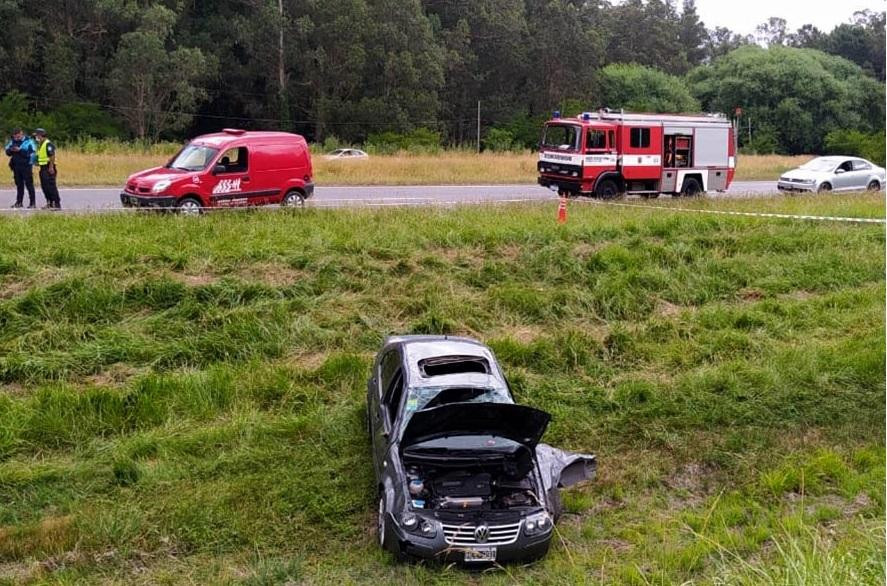 Tragedia en Ruta 226 Laguna de los Padres, Foto: quedigital.com.ar