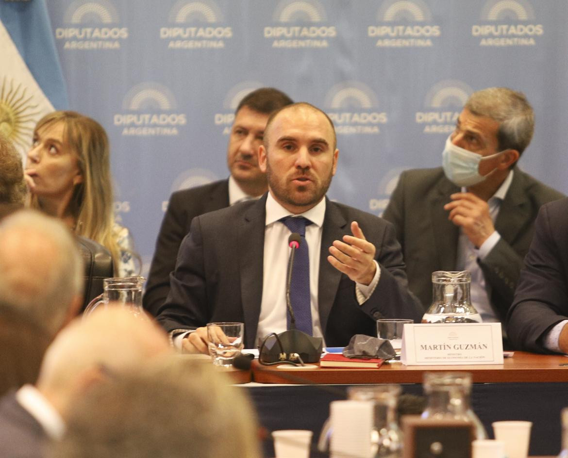 Martín Guzmán en el Congreso, AGENCIA NA