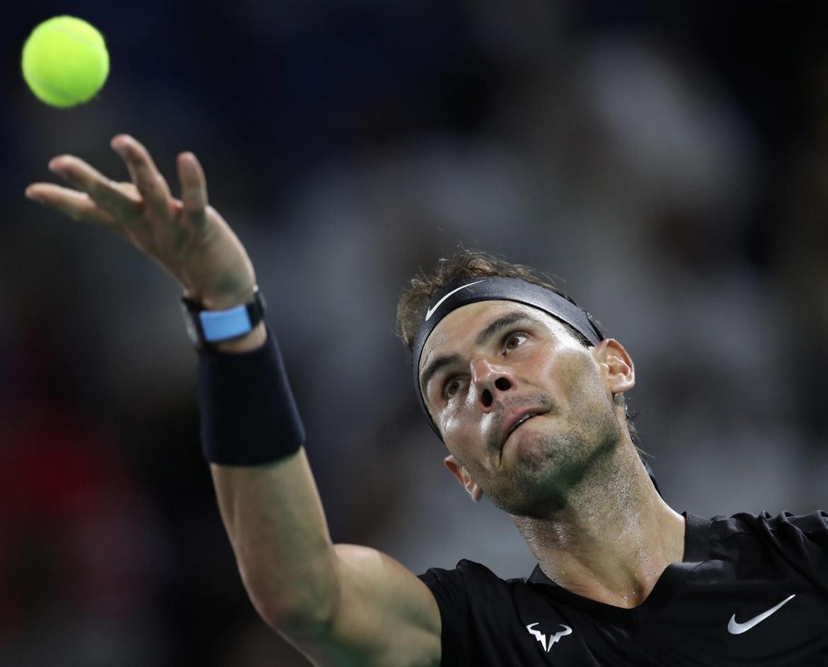 Rafael Nadal, torneo en Abu Dhabi. EFE