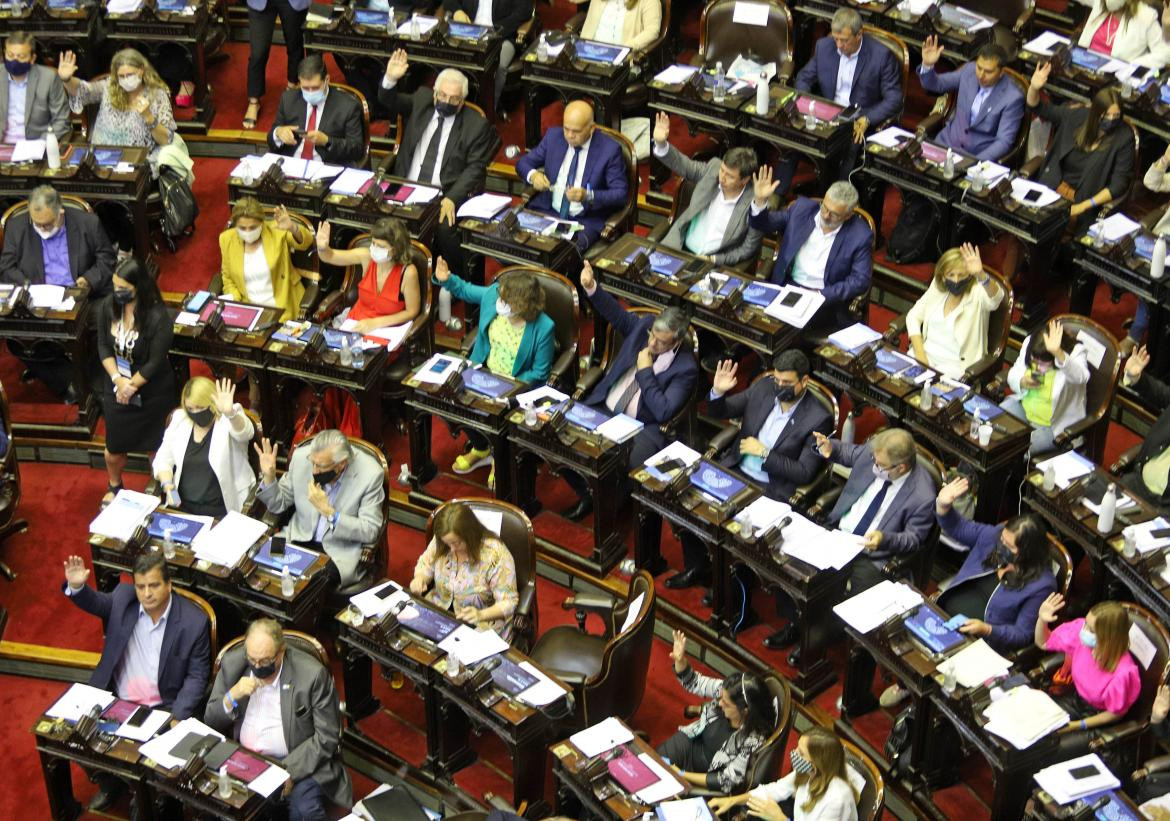 Diputados durante la votación del Presupuesto 2022, AGENCIA NA
