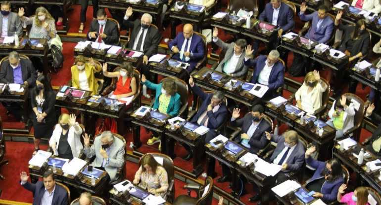Diputados durante la votación del Presupuesto 2022, AGENCIA NA