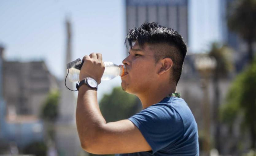 Hidratación, ola de calor, foto NA