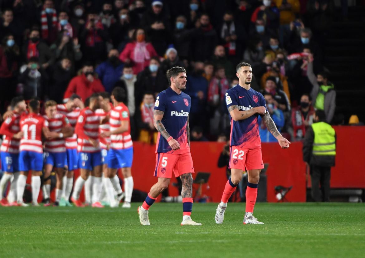 Derrota del Atlético Madrid ante el Granada por La Liga, AGENCIA EFE