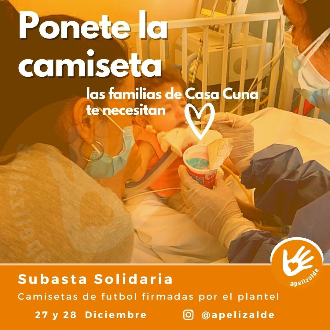 Subasta de camisetas del fútbol argentino para recaudar fondos para el Hospital de Niños