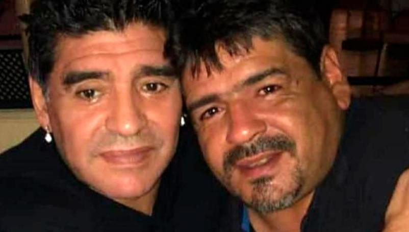 Diego y Hugo Maradona, foto NA