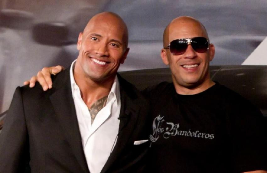 Dwayne Johnson y Vin Diesel.