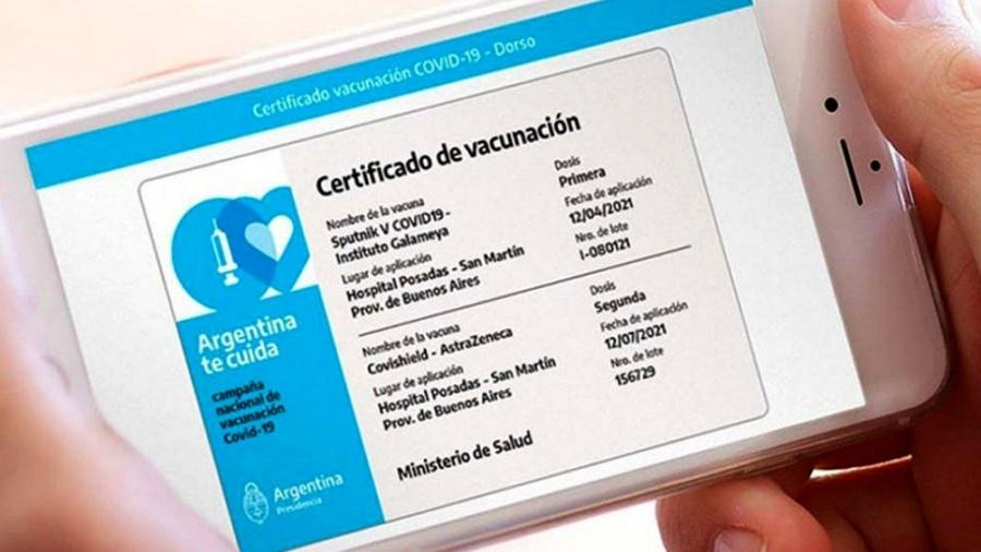 Certificado de Pase Sanitario