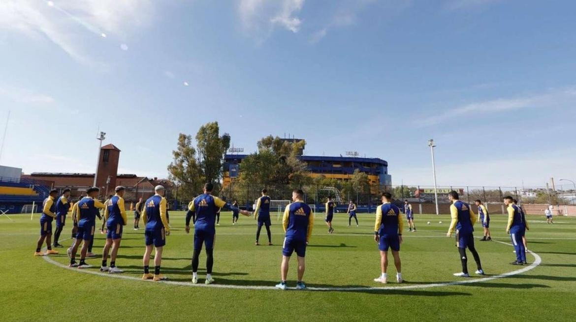 Entrenamiento de Boca en la pretemporada