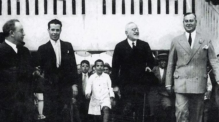 Lisandro de la Torre, en la inauguración del estadio de Newell’s Old Boys