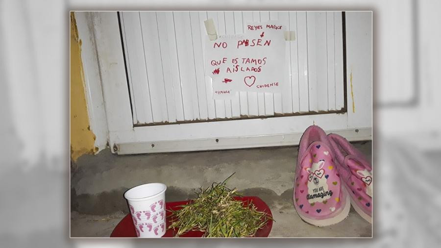 Mensaje de una niña de Santiago del Estero a los Reyes Mayos en medio de su aislamiento por coronavirus