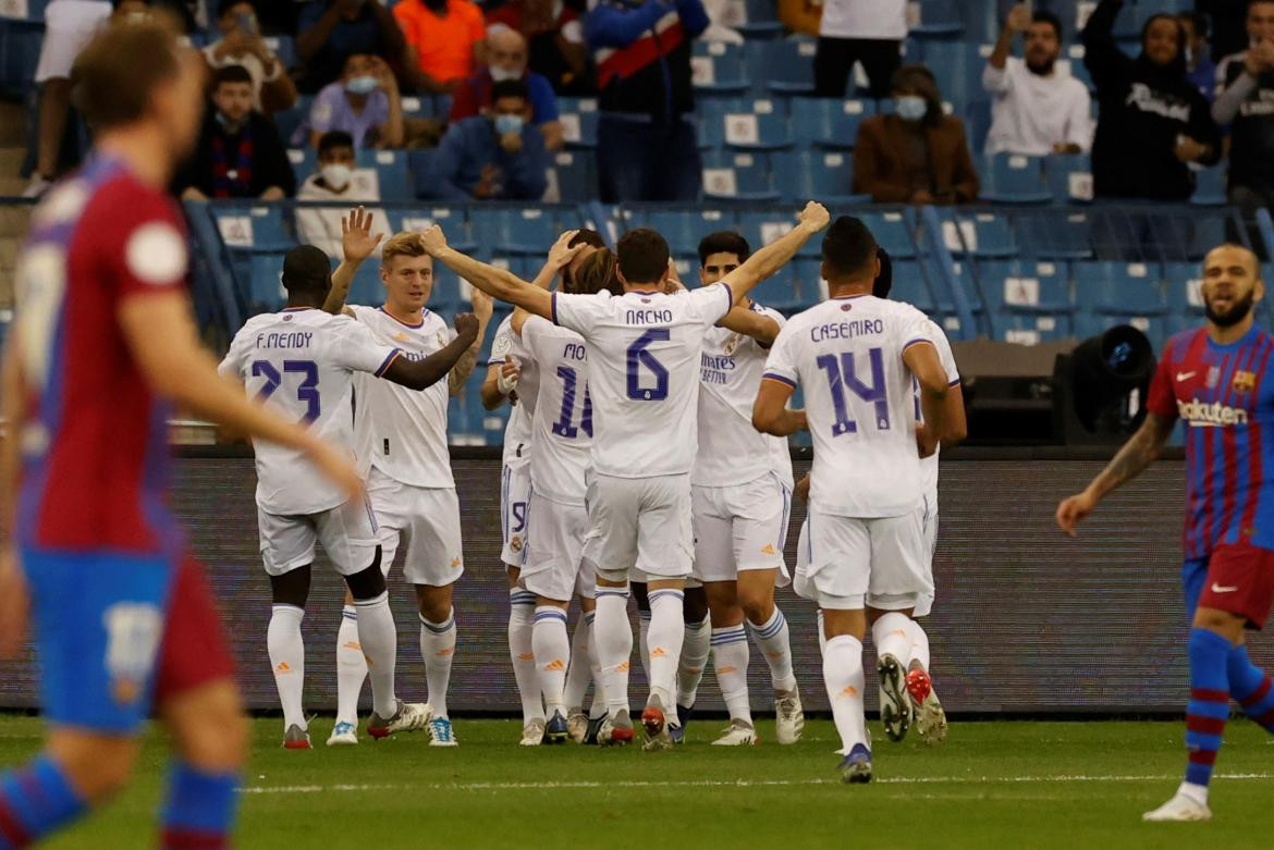 Barcelona vs. Real Madrid por la Supercopa de España, AGENCIA EFE