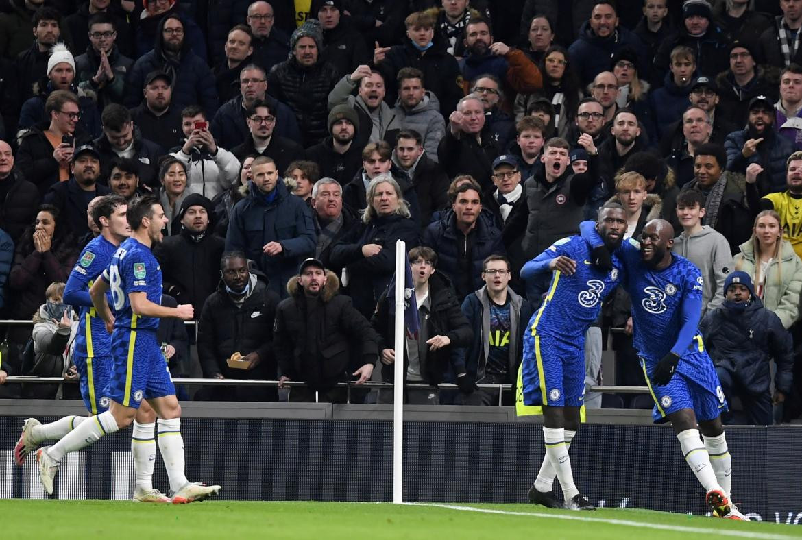 Festejo del Chelsea ante el Tottenham por la Carabao Cup, AGENCIA EFE