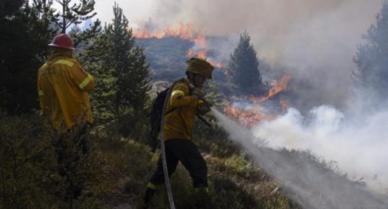Incendios en Bariloche, NA