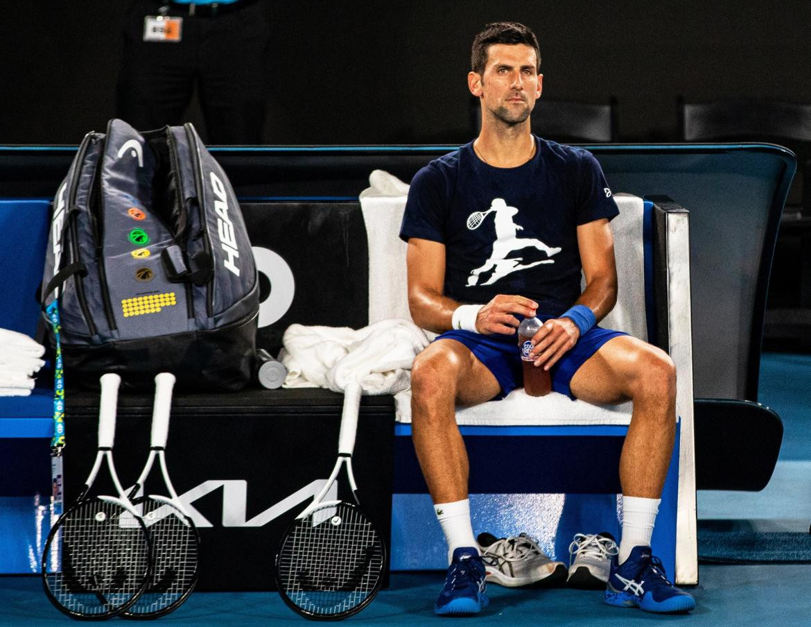 Novak Djokovic en el Abierto de Australia, AGENCIA EFE