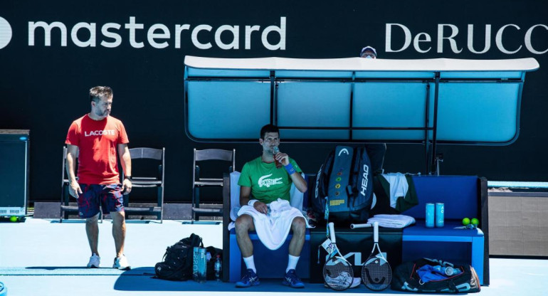 Novak Djokovic en el Abierto de Australia, AGENCIA EFE
