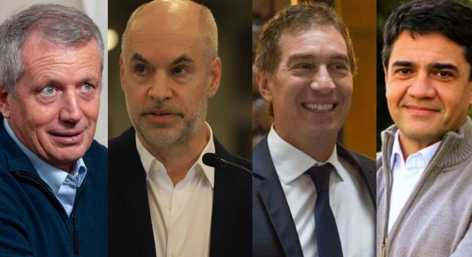 Monzó, Rodríguez Larreta, Santilli, Macri, PRO