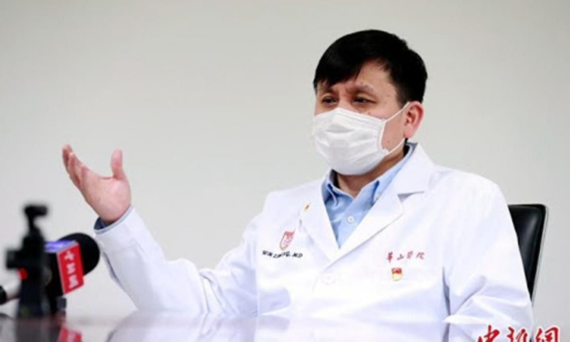 Zhang Wenhong, epidemiólogo chino.