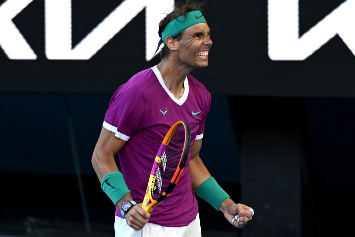 Rafael Nadal, Abierto de Australia. EFE.