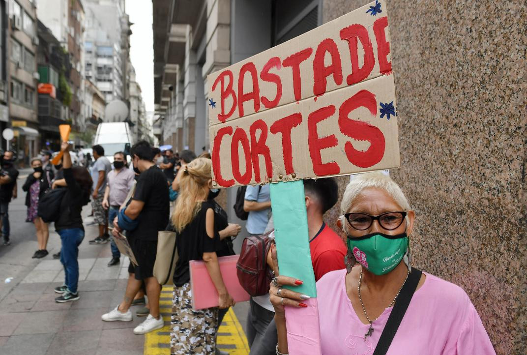 Cortes de luz, falta de suministro eléctrico, protestas de usuarios, NA