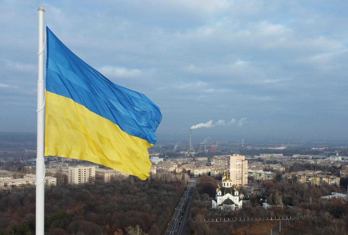 Bandera de Ucrania. Reuters