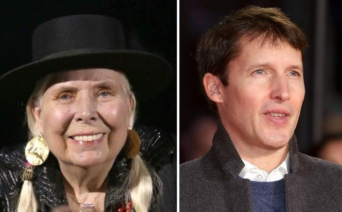 Joni Mitchell y James Blunt