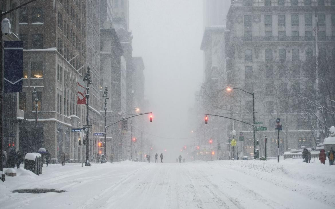 Temporal de nieve en Estados Unidos