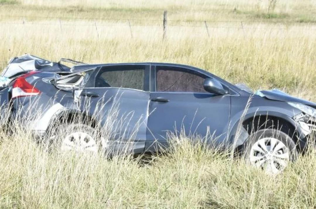 Accidente en Ruta 51, foto El Popular de Olavarría