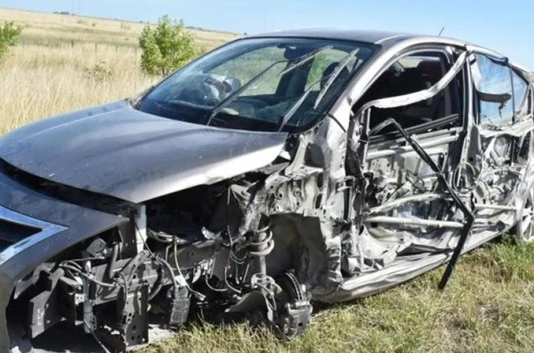 Accidente en Ruta 51, foto El Popular de Olavarría