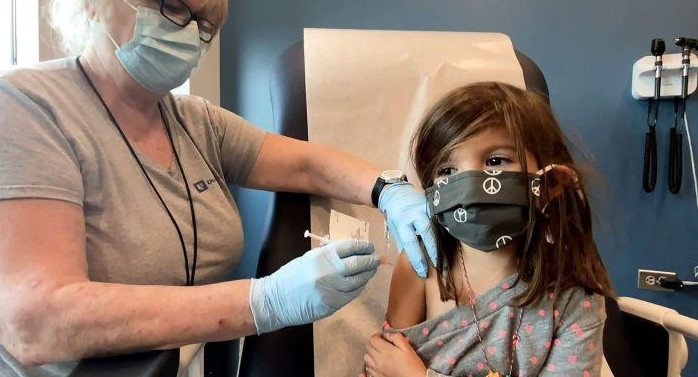 Vacuna Pfizer en niños, foto Reuters