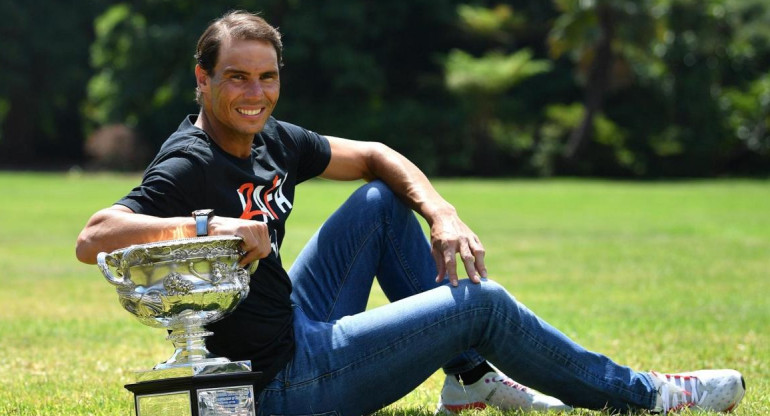 Rafael Nadal, Abierto de Australia. EFE.