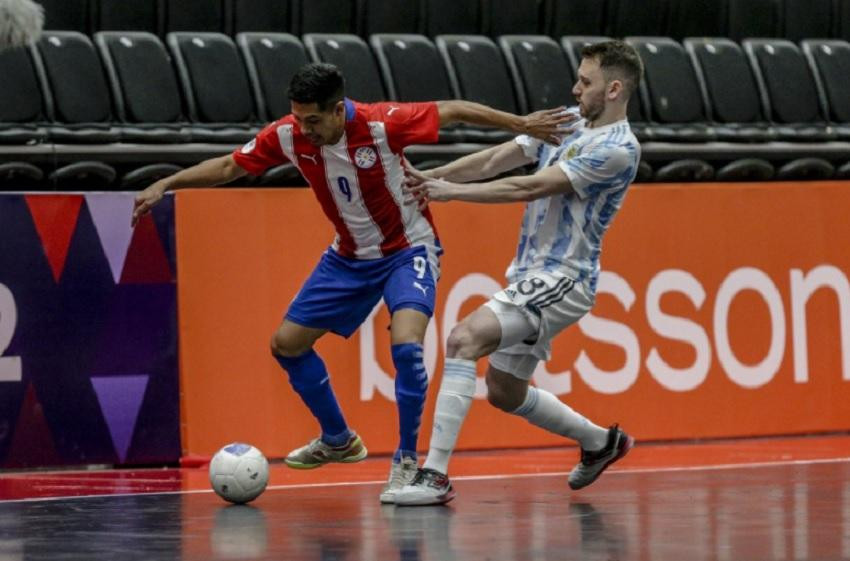 Argentina igualó con Paraguay y se mide con Brasil en semis de la Copa América de futsal