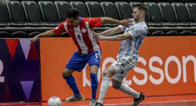 Argentina igualó con Paraguay y se mide con Brasil en semis de la Copa América de futsal