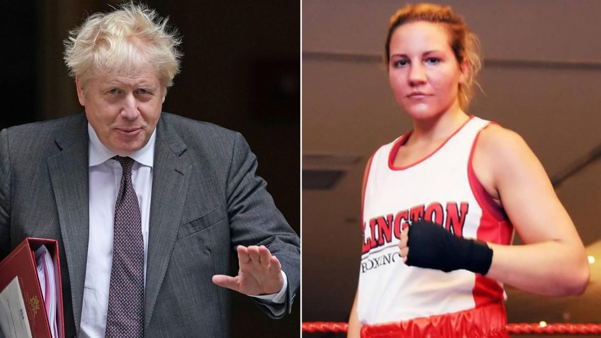 Boris Johnson y Elena Narozanski
