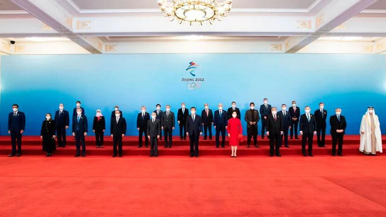 Alberto Fernández en China, foto presidencia