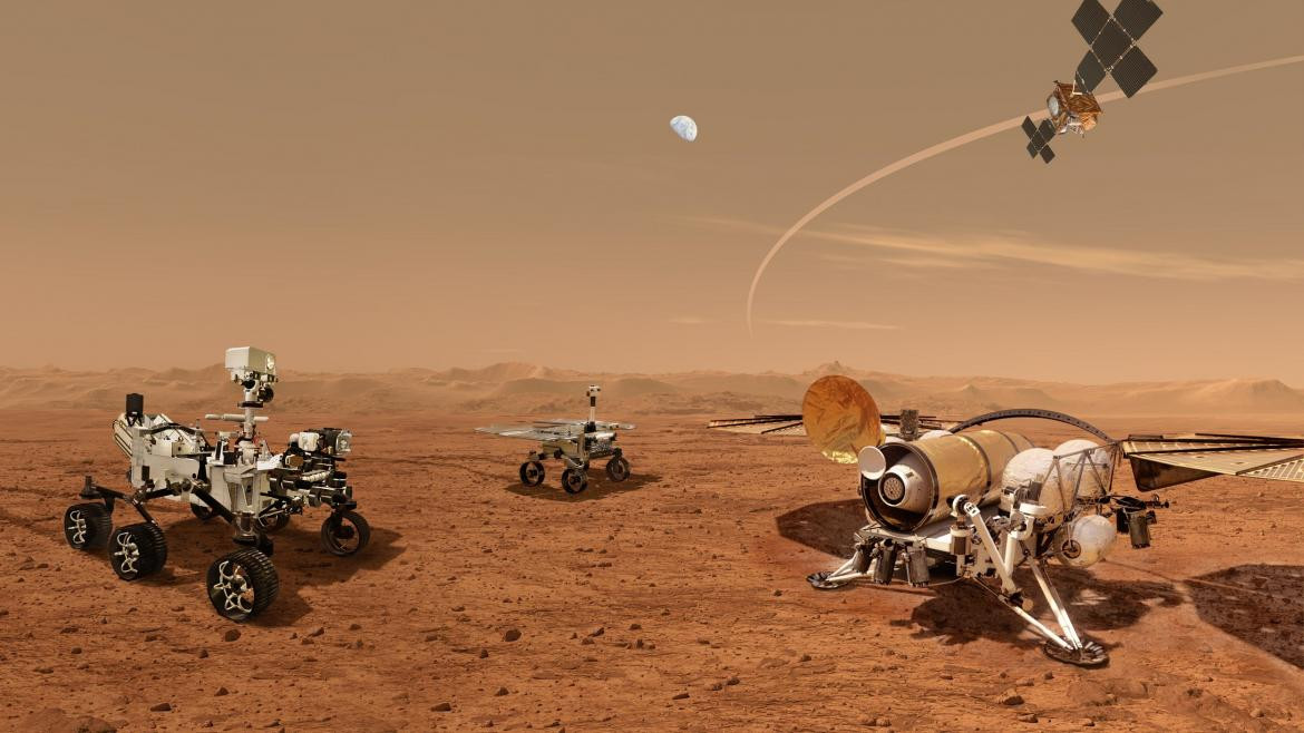 Cohete para regresar muestras de Marte a la Tierra, JPL/NASA