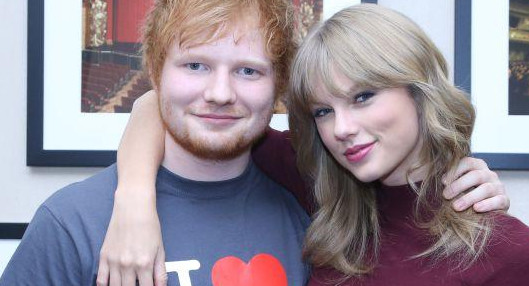 Ed Sheeran y Taylor
