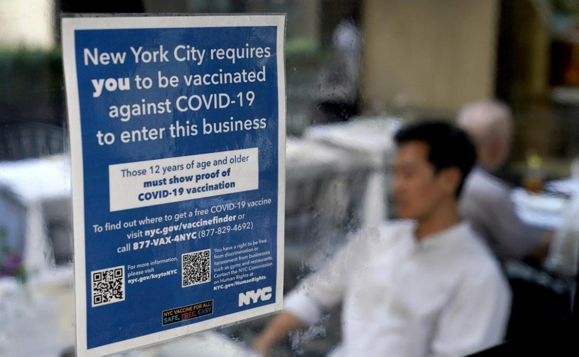 Vacunación contra el coronavirus en Nueva York