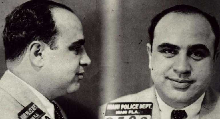 La foto policial de Al Capone 