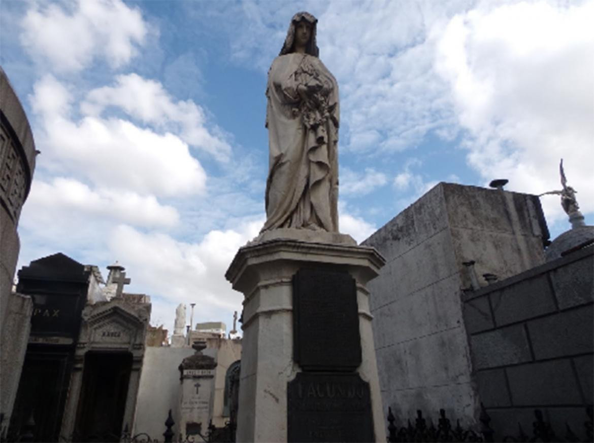Tumba de Horacio Quiroga en el Cementerio de La Recoleta