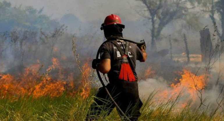 Incendios en Corrientes, foto NA