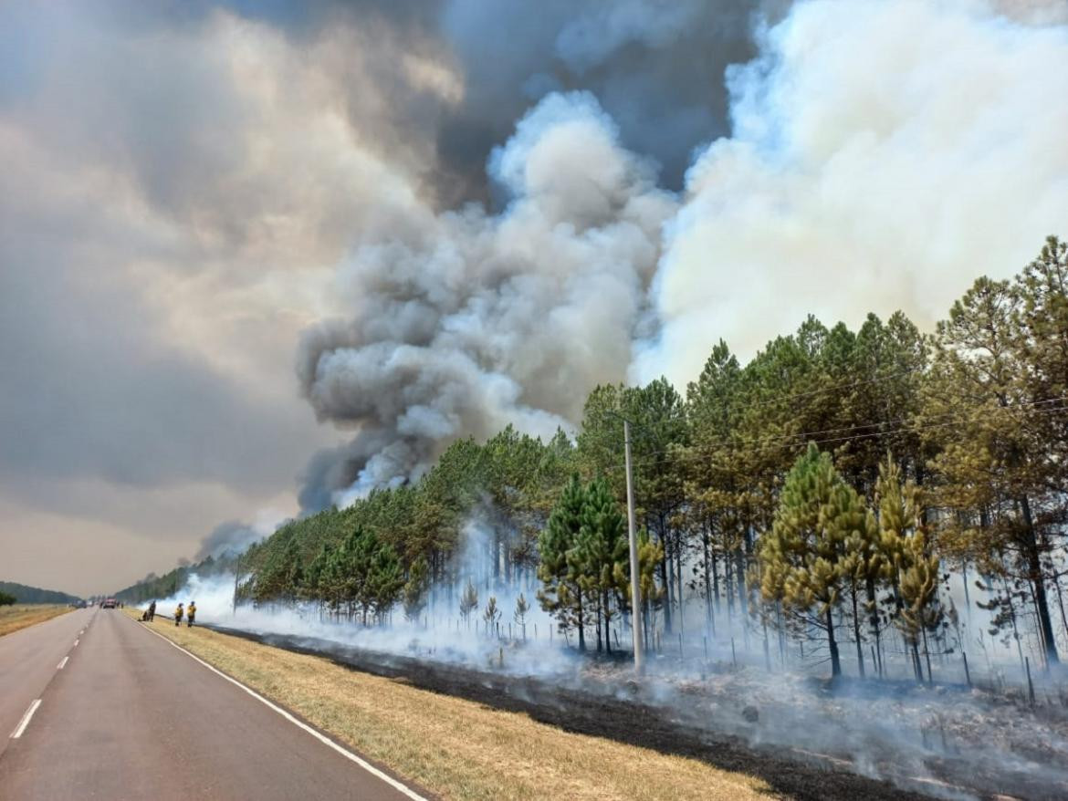 Incendios en Corrientes, NA.