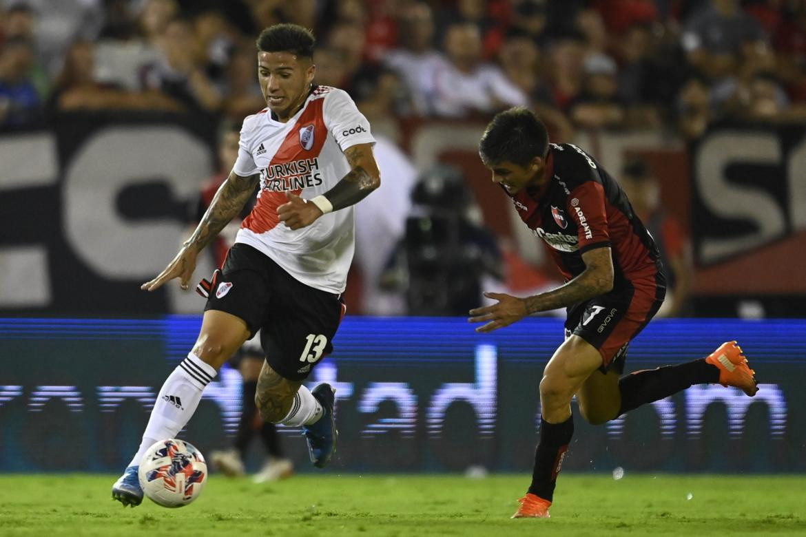 River vs Newells, fútbol argentino, foto NA