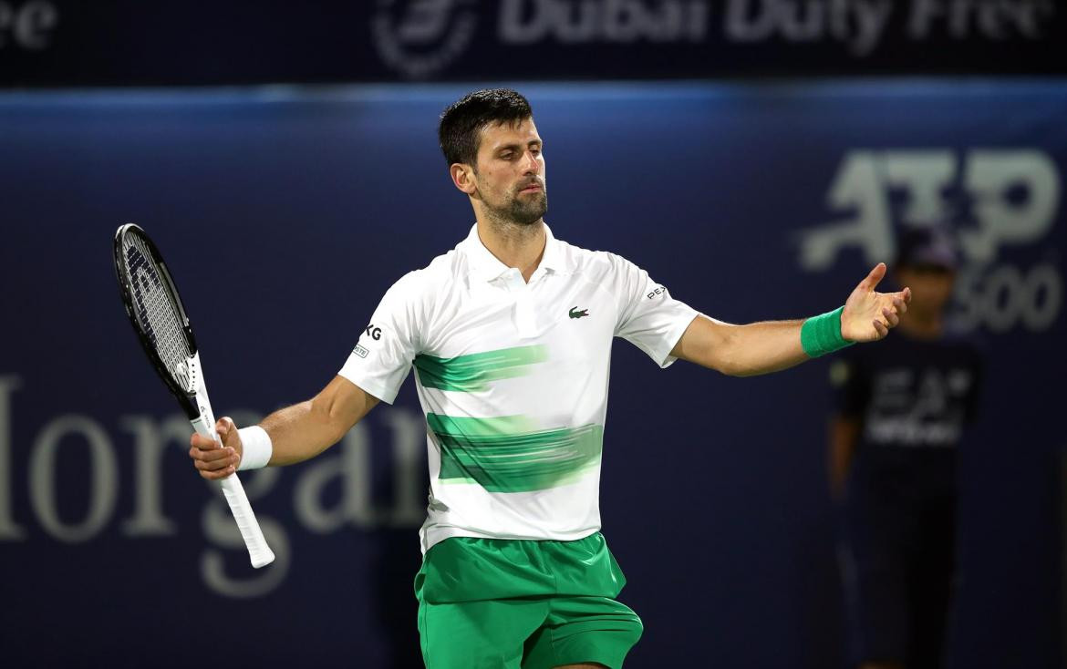 Novak Djokovic en el ATP de Dubai, AGENCIA EFE