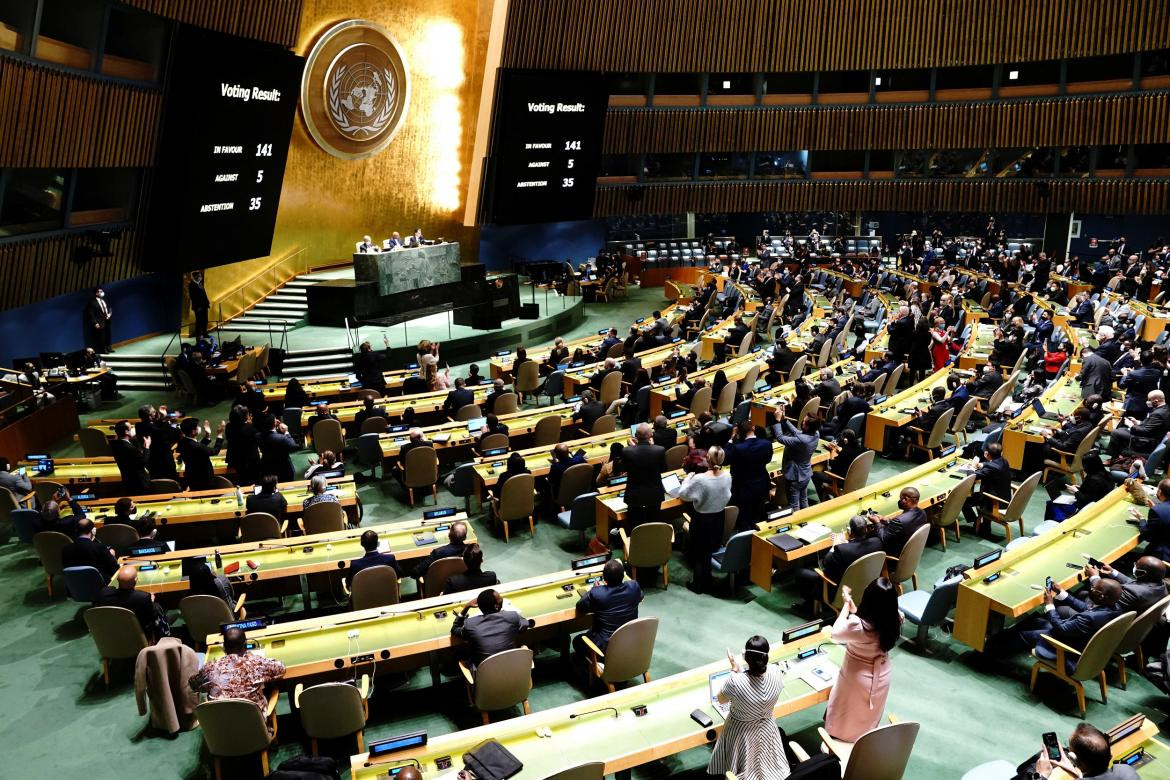 Sesión de Urgencia de la Asamblea General de ONU, Reuters